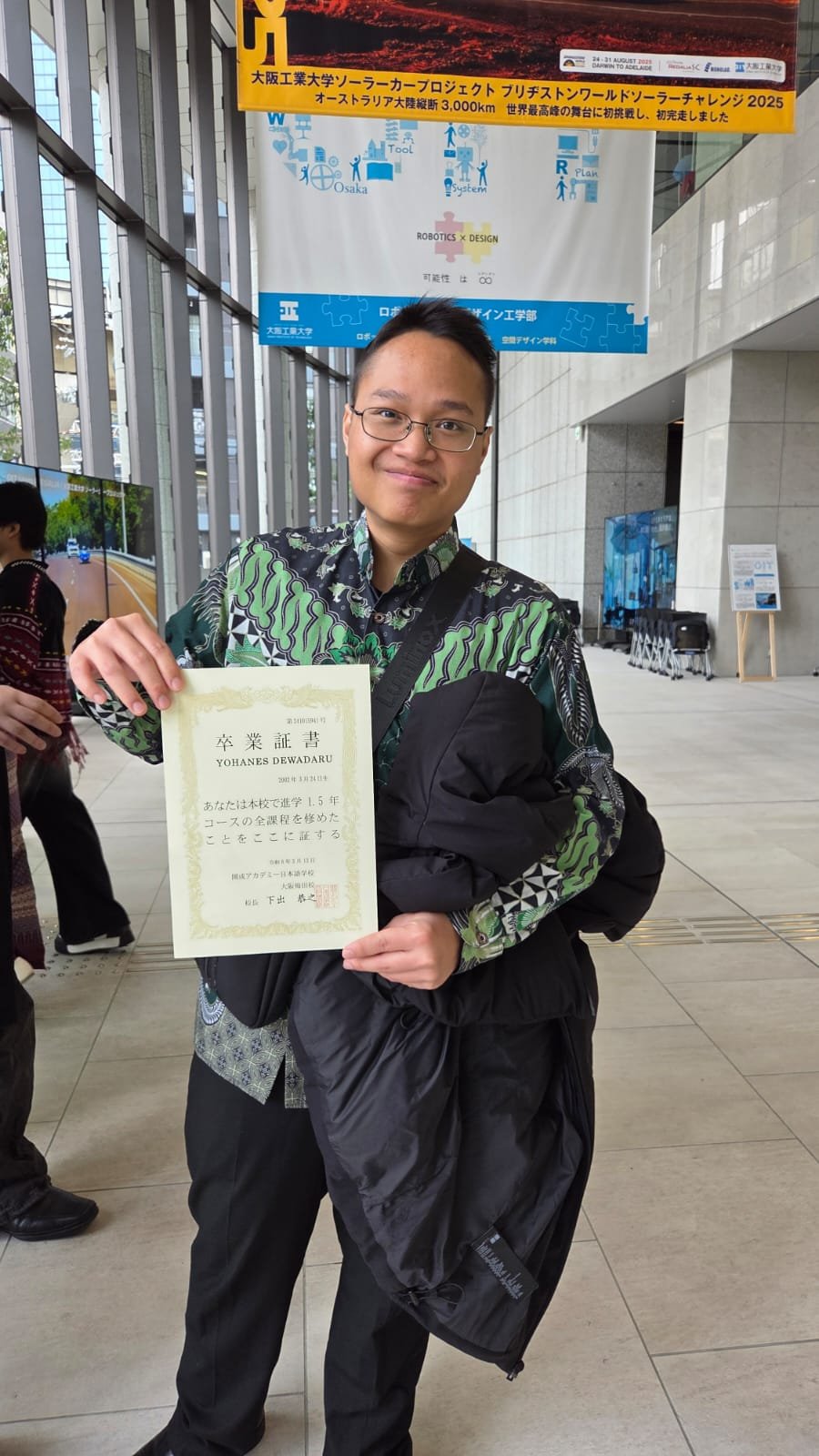 Alumni MCI wisuda di Kaisei Nihongo Gakkou Jepang
